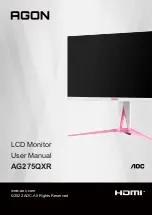 AOC AGON AG275QXR User Manual preview