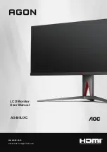 Preview for 1 page of AOC AGON AG405UXC User Manual