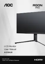 Предварительный просмотр 1 страницы AOC AGON PRO AG324UX User Manual