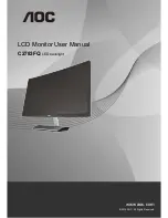 Предварительный просмотр 1 страницы AOC C2783FQ User Manual