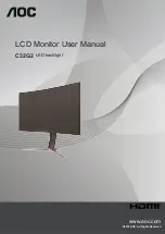 AOC C32G2 User Manual preview