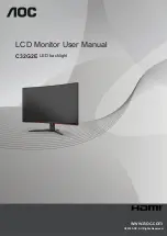 AOC C32G2E User Manual preview