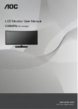 AOC C3583FQ User Manual preview