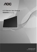 Preview for 1 page of AOC C4008VH8 User Manual