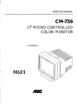 Preview for 1 page of AOC CM-736 Service Manual