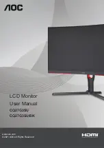 AOC CQ27G3SU User Manual preview