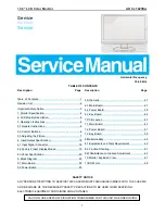 AOC e1620Sw Service Manual preview