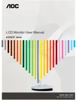 AOC e2043F Series Manual preview