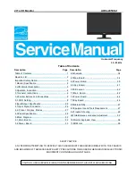 AOC E2050SD Service Manual preview