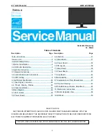 Preview for 1 page of AOC e2050Sda Service Manual