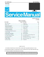 AOC e2050Sdak Service Manual preview