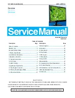 AOC E2051SDN Service Manual предпросмотр