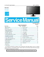 Предварительный просмотр 1 страницы AOC E2236VW - Service Manual