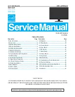 AOC e2250Swnk Service Manual предпросмотр