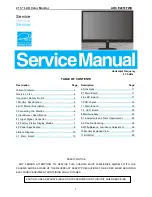 AOC E2251FWU Service Manual предпросмотр