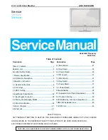 Preview for 1 page of AOC E2260SWD Service Manual