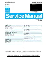 Preview for 1 page of AOC E2261FW Service Manual