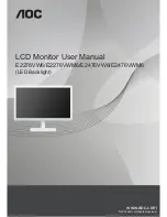 AOC E2276VW6 User Manual preview