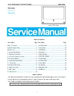 Preview for 1 page of AOC e22m Service Manual