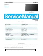 Preview for 1 page of AOC E2343F2 Series Service Manual