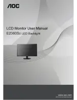 AOC e2360Sd Manual preview