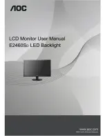 AOC E2460SD Manual preview