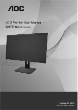 Preview for 1 page of AOC E2475PWJ User Manual