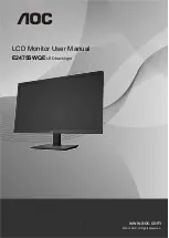 AOC E2475SWQE User Manual preview