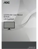 AOC e2752She Manual preview
