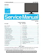 AOC e2752Vq Service Manual предпросмотр