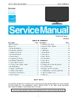 AOC e940Swa Service Manual preview