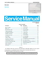 AOC e960Sda Service Manual preview