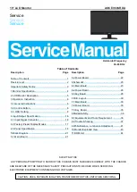 Preview for 1 page of AOC e960Srda Service Manual