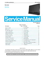 Preview for 1 page of AOC e966Sn Service Manual