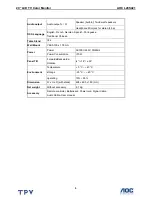 Preview for 5 page of AOC Envision L20S421 Service Manual