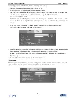 Preview for 8 page of AOC Envision L20S421 Service Manual