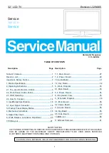 AOC Envision L32W465 Service Manual preview