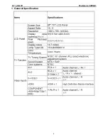 Предварительный просмотр 4 страницы AOC envision L37W431 Service Manual