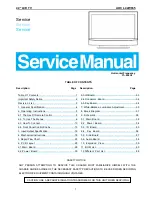 Preview for 1 page of AOC Envision L42W665 Service Manual