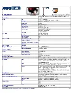 Preview for 1 page of AOC Envision LE32H051 Datasheet