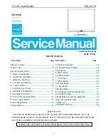 Предварительный просмотр 1 страницы AOC FSC X17-9 Service Manual