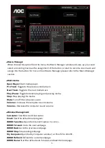 Preview for 6 page of AOC GK500 User Manual