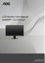 Preview for 1 page of AOC GN2460PF User Manual