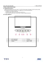 Предварительный просмотр 7 страницы AOC I-INC AH191D Service Manual