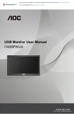 AOC I1659FWUX User Manual preview