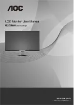 AOC I220SWH User Manual предпросмотр