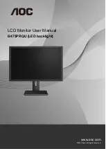 Preview for 1 page of AOC I2475PRQU User Manual