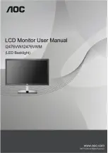 Preview for 1 page of AOC I2476VW User Manual