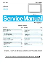 Preview for 1 page of AOC L19W631 Service Manual