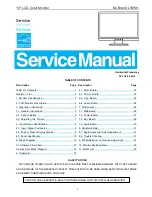 AOC L19WH Service Manual preview